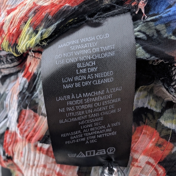 Anthropologie The Marais Printed Chiffon Maxi Dress - Picture 9 of 10